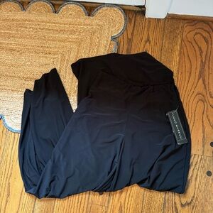 Wide leg black pants